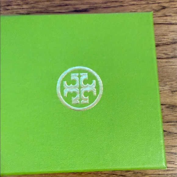 Tory Burch Gold Yellow, Green Blue Dangle Earrings Authentic - Picture 3 of 7